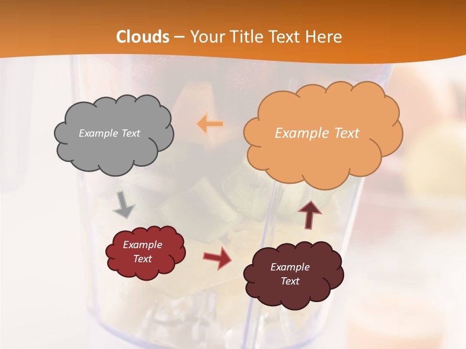Blender Orange Healthy PowerPoint Template