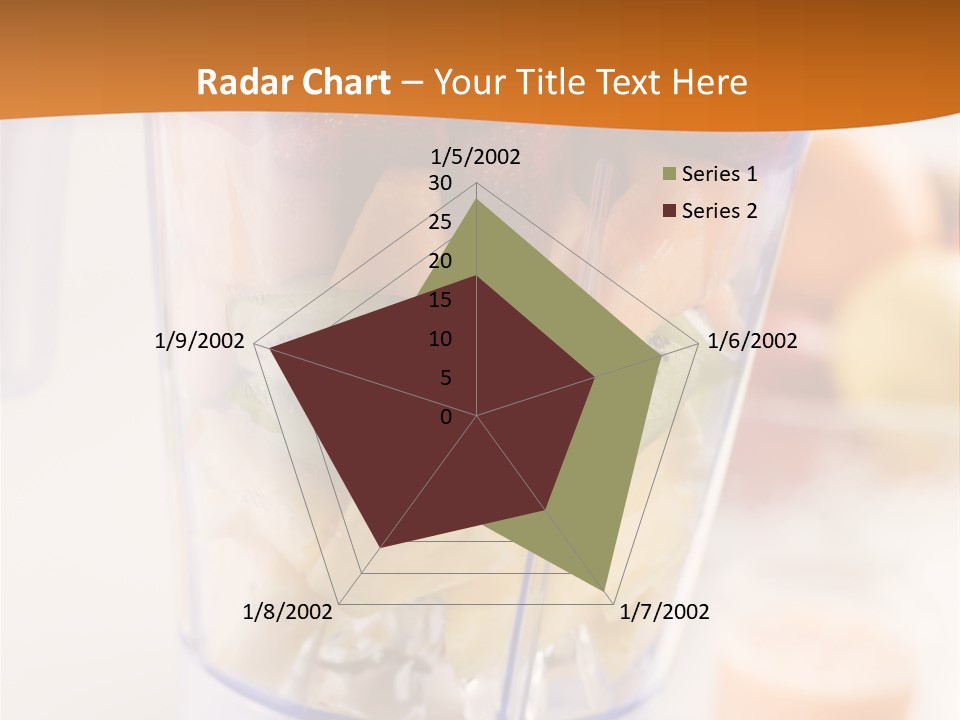 Blender Orange Healthy PowerPoint Template