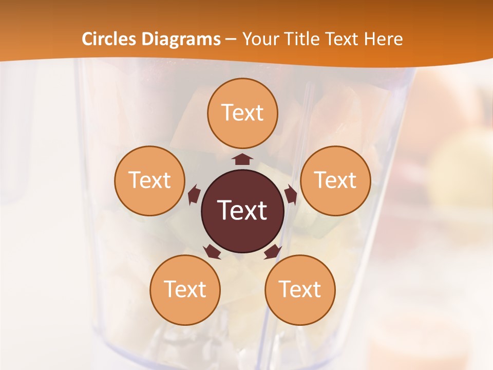 Blender Orange Healthy PowerPoint Template