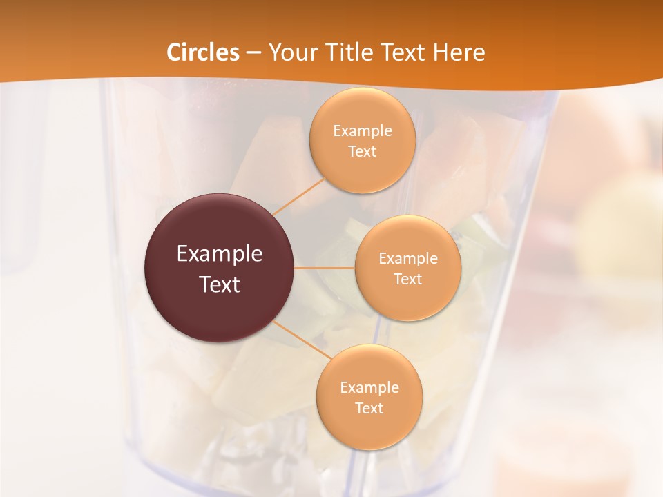 Blender Orange Healthy PowerPoint Template