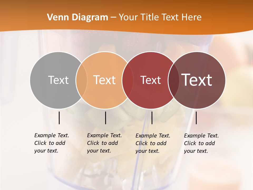 Blender Orange Healthy PowerPoint Template