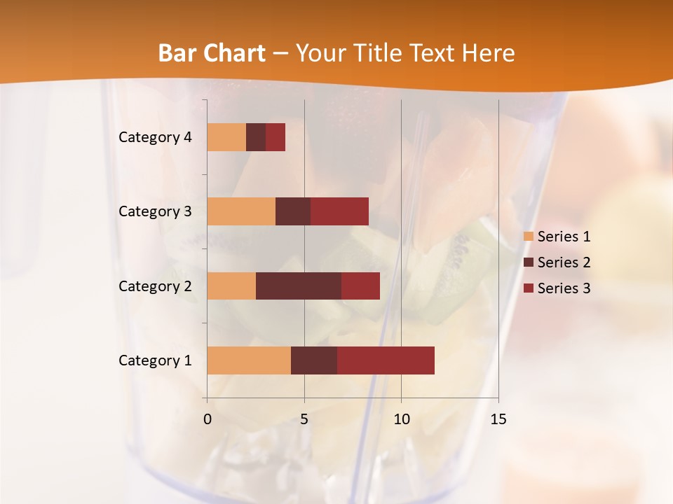 Blender Orange Healthy PowerPoint Template