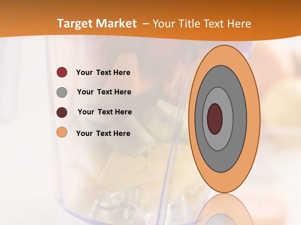 Blender Orange Healthy PowerPoint Template