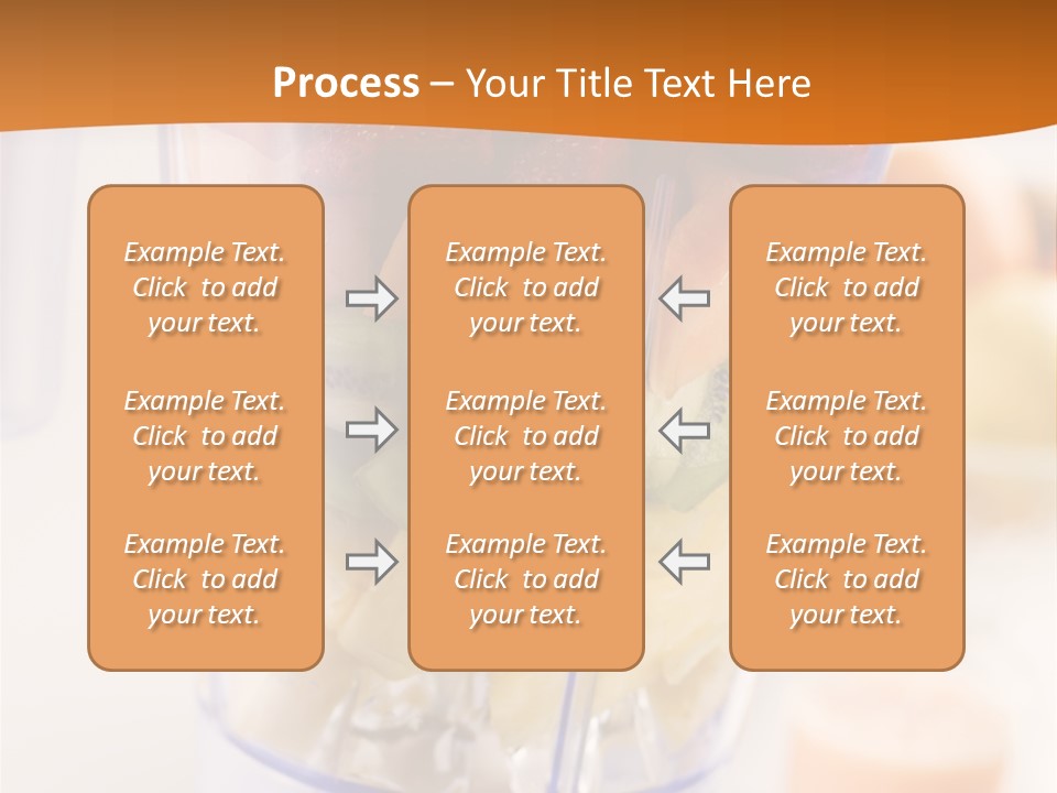 Blender Orange Healthy PowerPoint Template