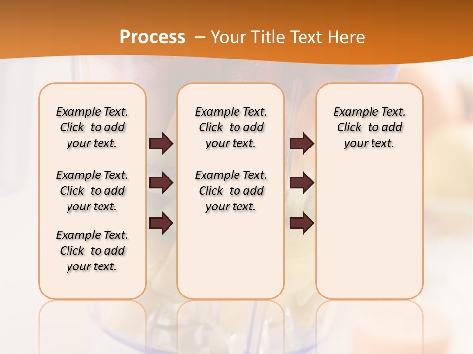 Blender Orange Healthy PowerPoint Template