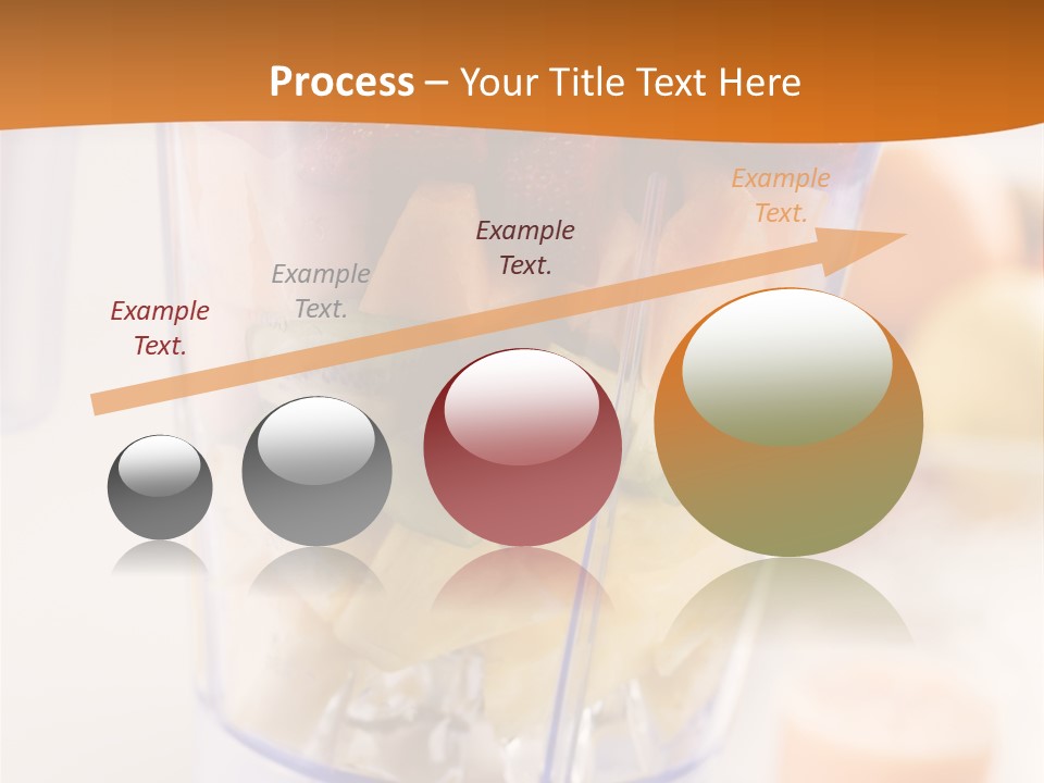 Blender Orange Healthy PowerPoint Template