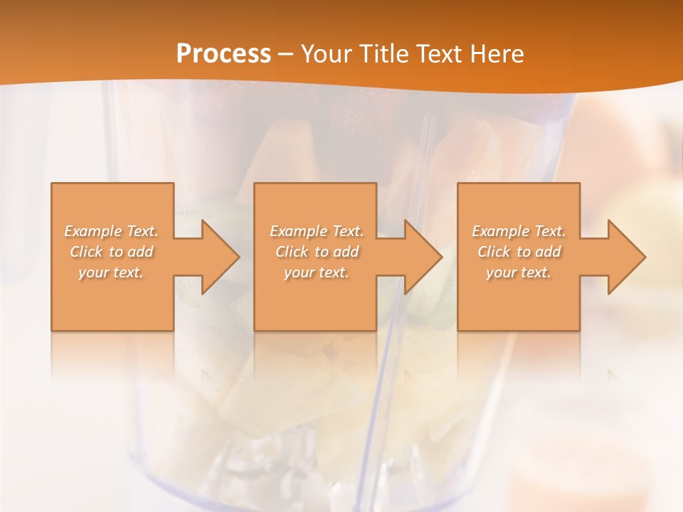 Blender Orange Healthy PowerPoint Template
