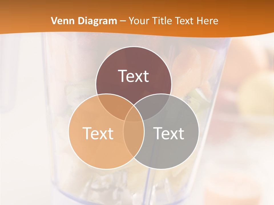 Blender Orange Healthy PowerPoint Template