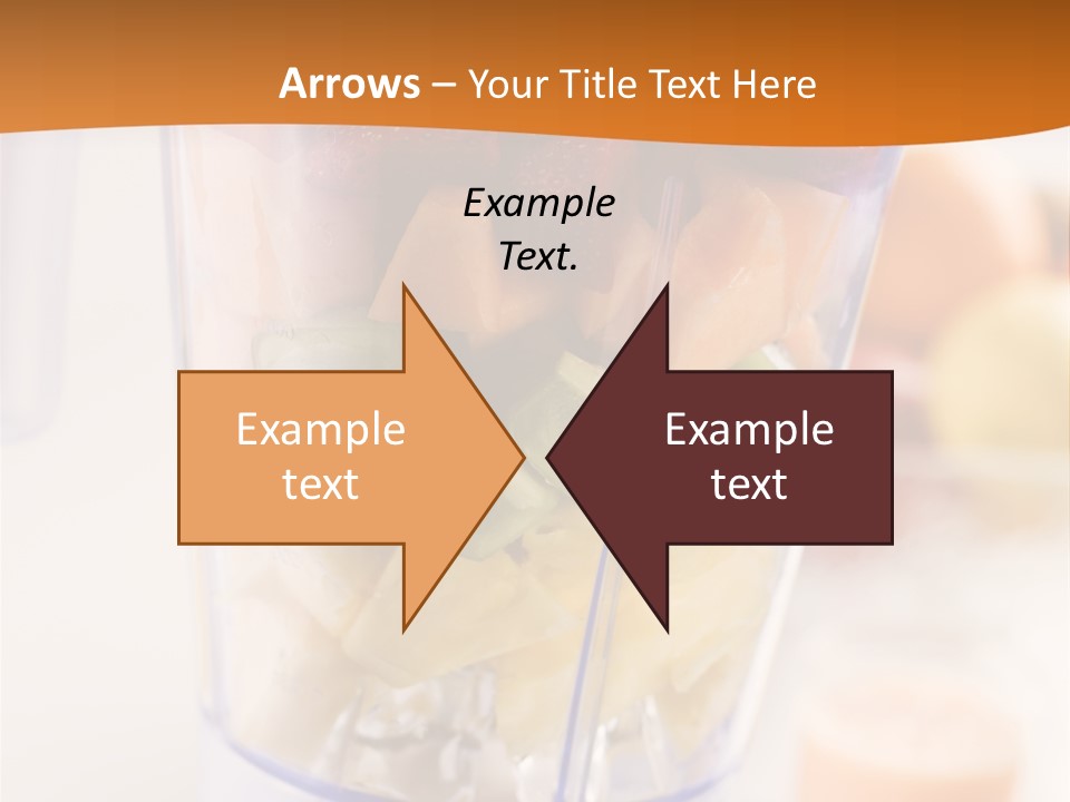 Blender Orange Healthy PowerPoint Template