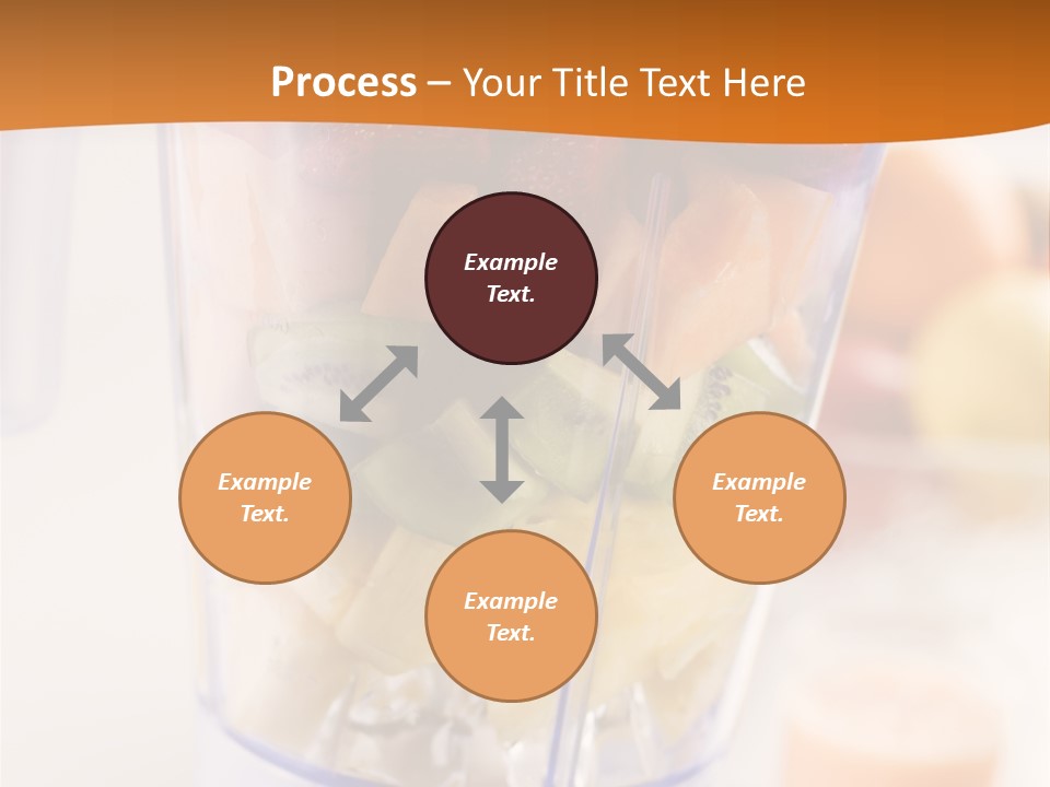 Blender Orange Healthy PowerPoint Template
