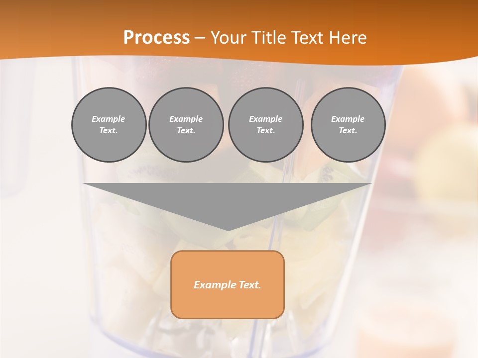 Blender Orange Healthy PowerPoint Template