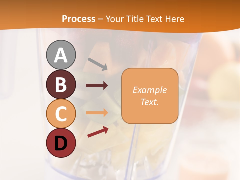 Blender Orange Healthy PowerPoint Template
