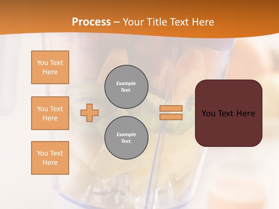 Blender Orange Healthy PowerPoint Template