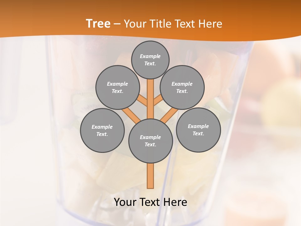 Blender Orange Healthy PowerPoint Template