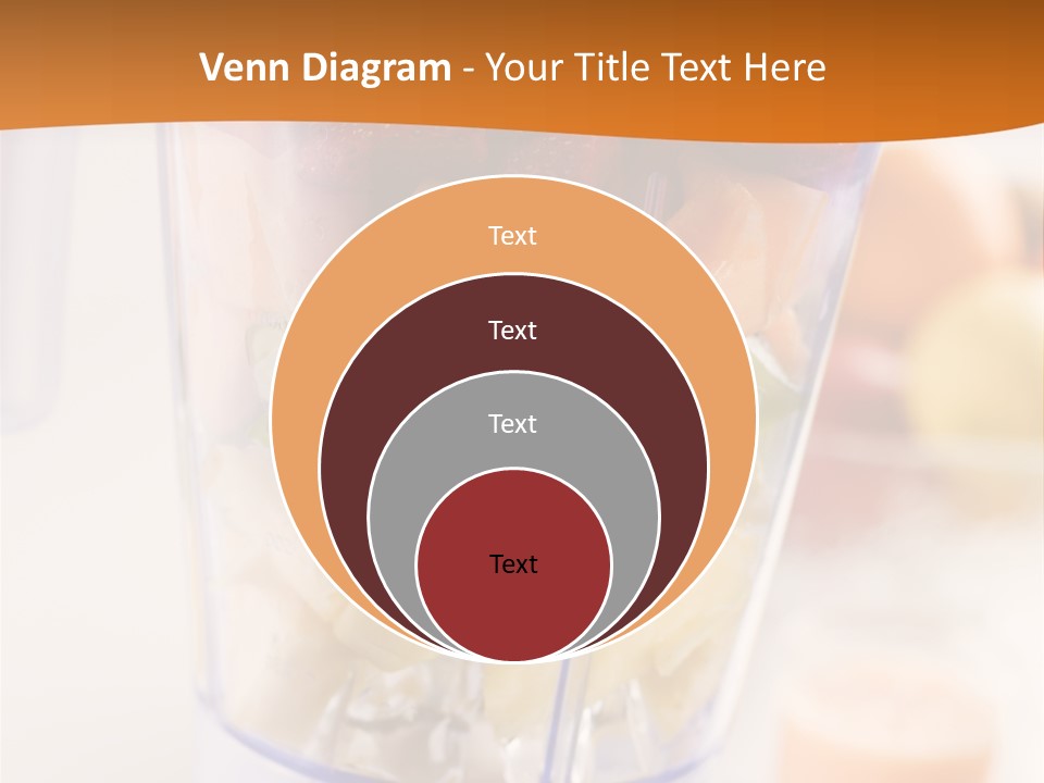 Blender Orange Healthy PowerPoint Template