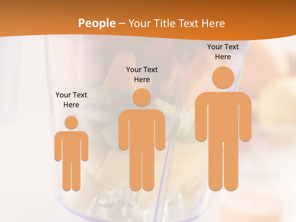 Blender Orange Healthy PowerPoint Template