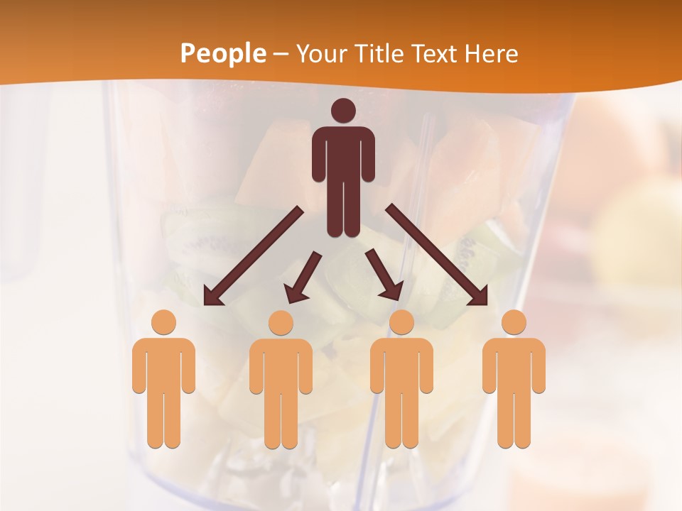 Blender Orange Healthy PowerPoint Template