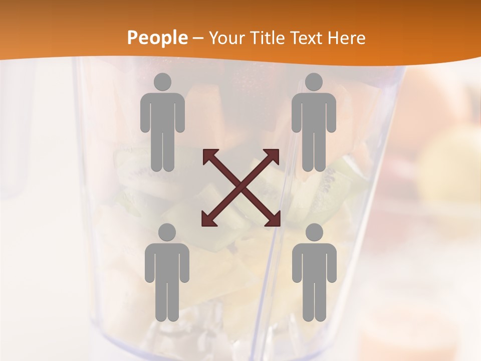 Blender Orange Healthy PowerPoint Template