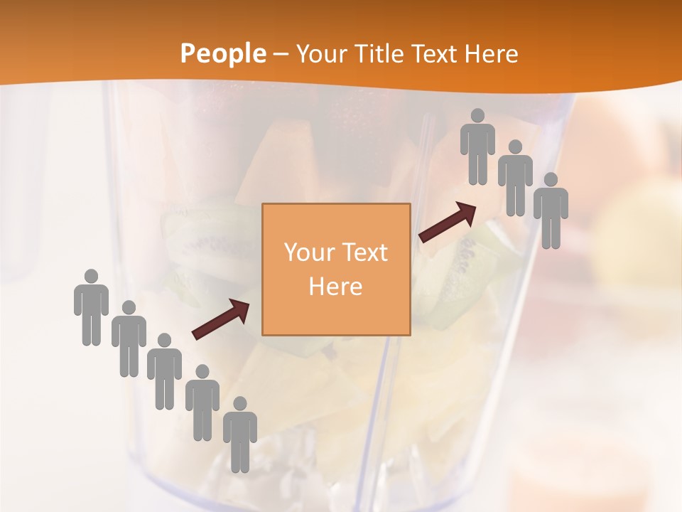 Blender Orange Healthy PowerPoint Template