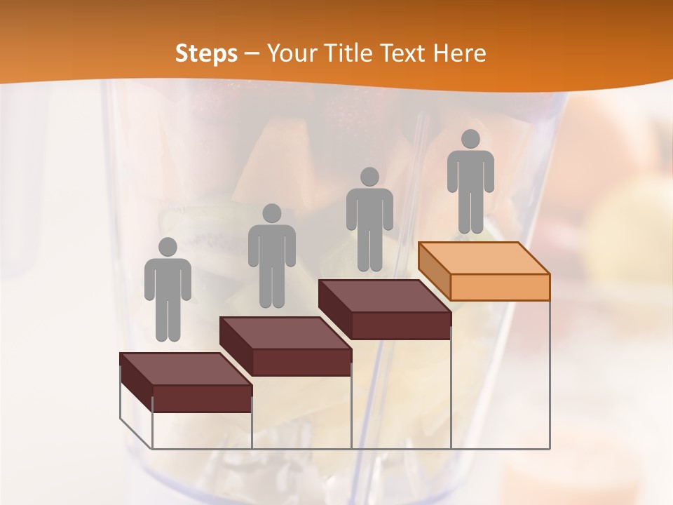 Blender Orange Healthy PowerPoint Template