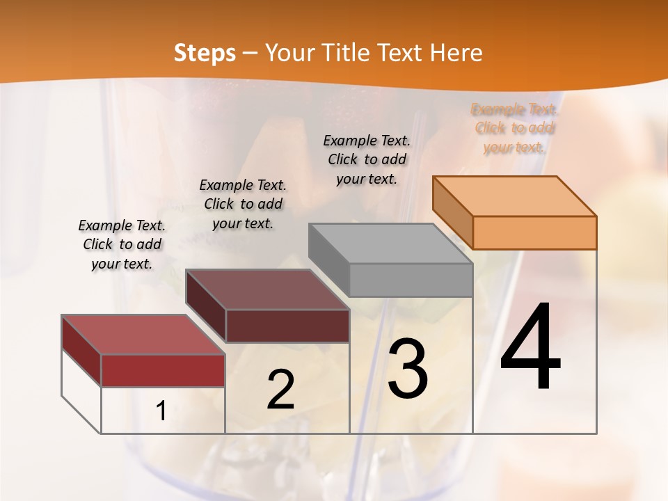 Blender Orange Healthy PowerPoint Template