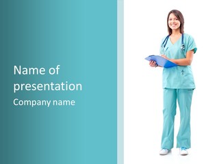 Practitioner Business Illness PowerPoint Template