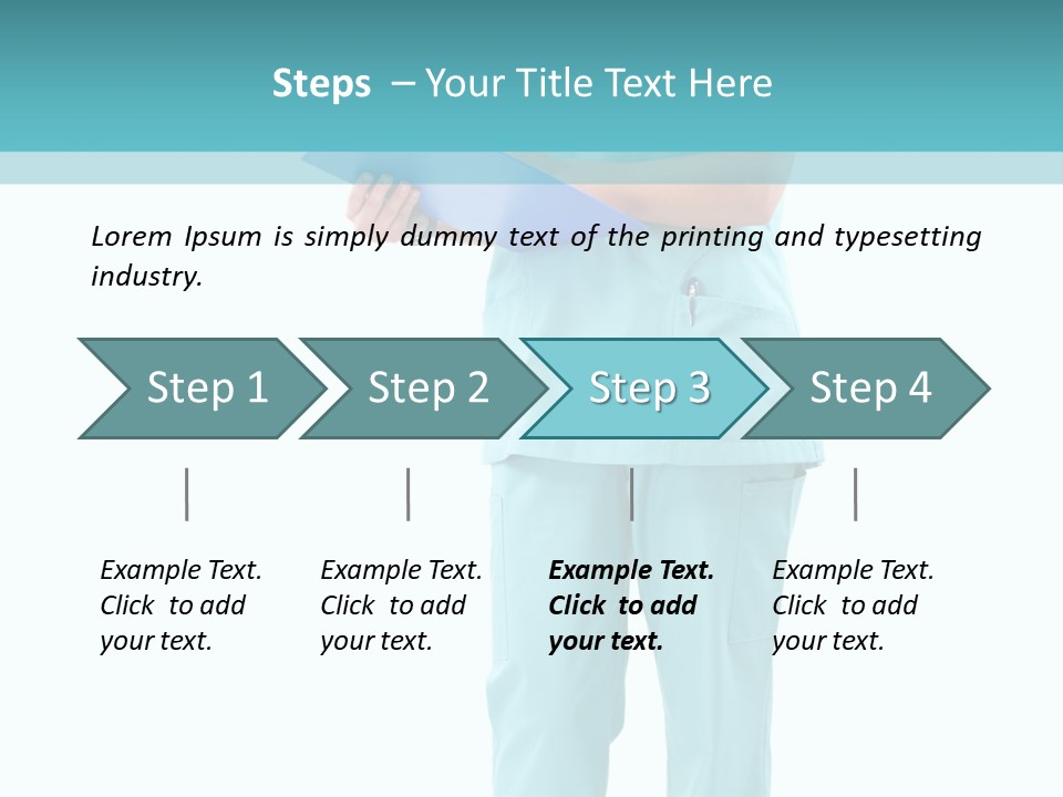 Practitioner Business Illness PowerPoint Template