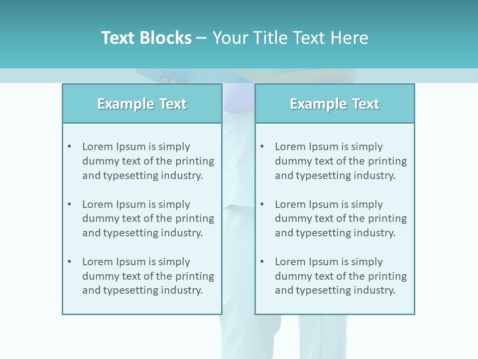 Practitioner Business Illness PowerPoint Template