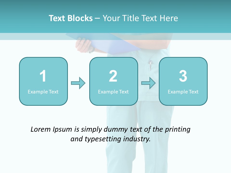 Practitioner Business Illness PowerPoint Template