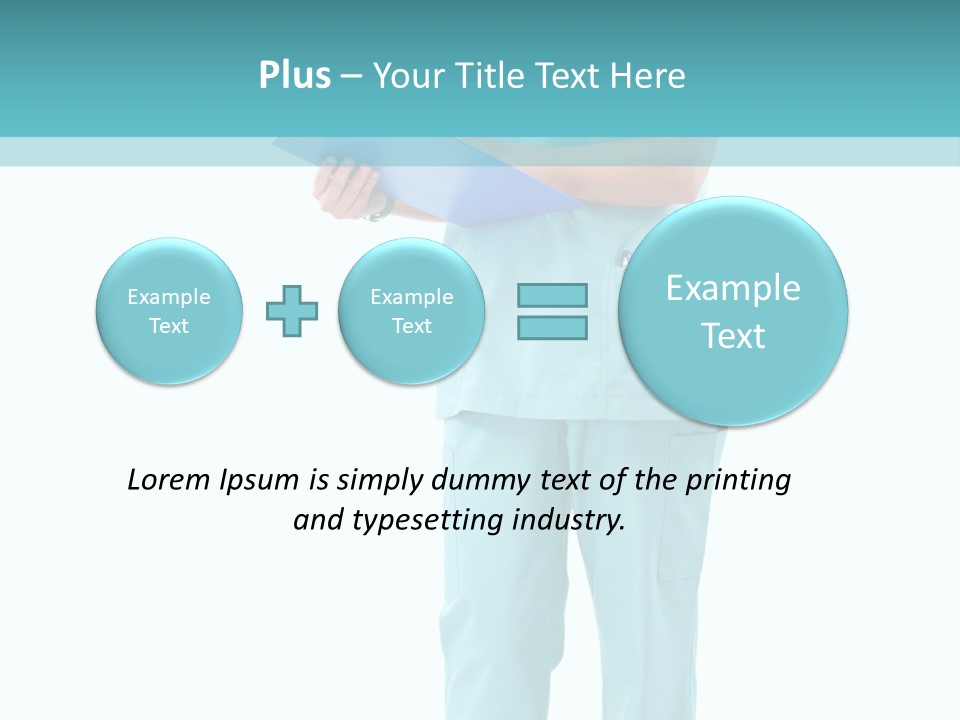 Practitioner Business Illness PowerPoint Template