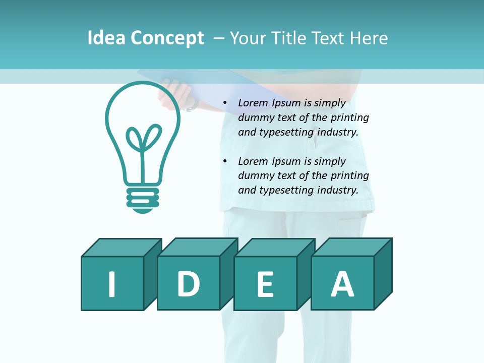 Practitioner Business Illness PowerPoint Template