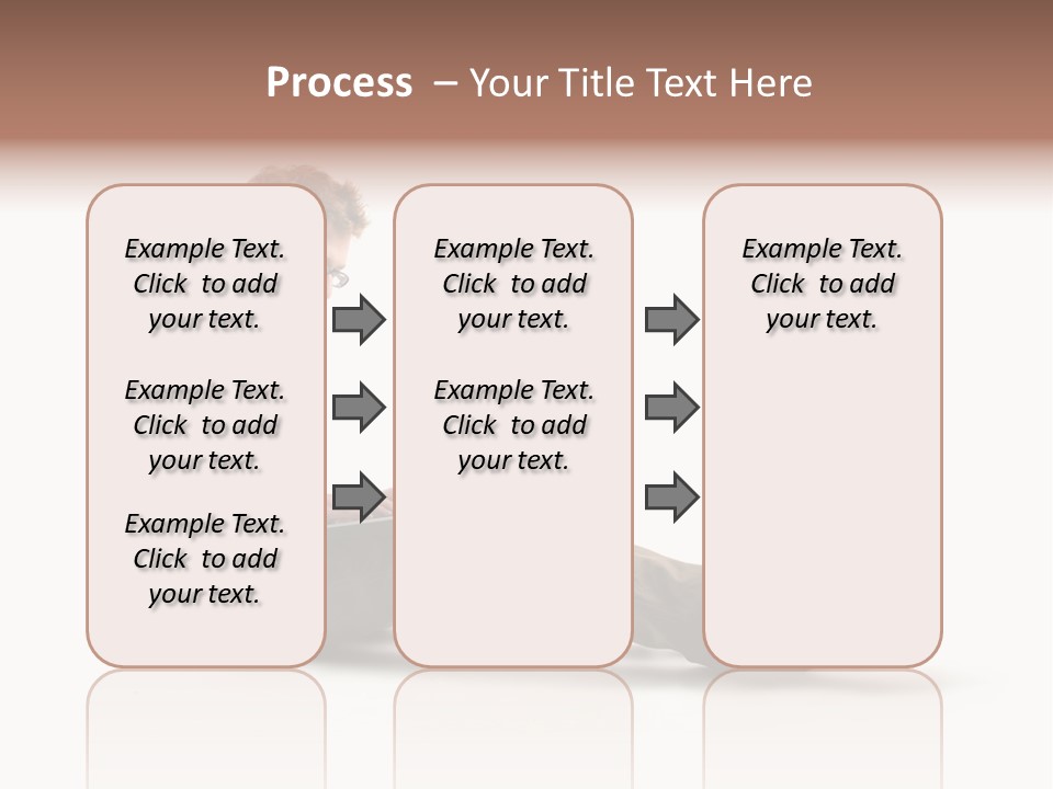 A Man Sitting On The Floor Using A Laptop Computer PowerPoint Template
