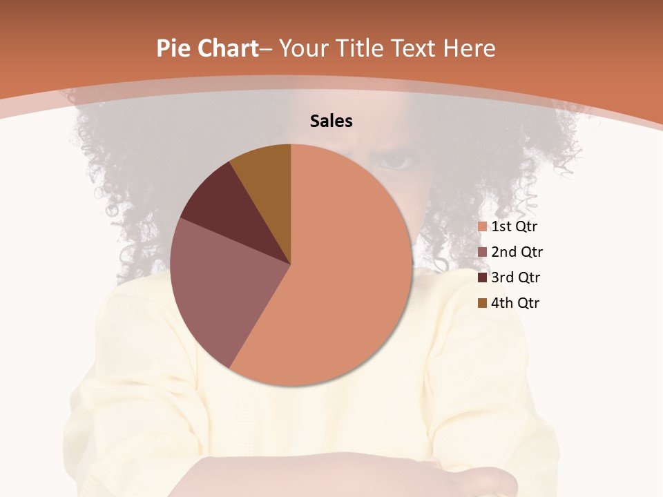 Hairstyle Expression Girl PowerPoint Template