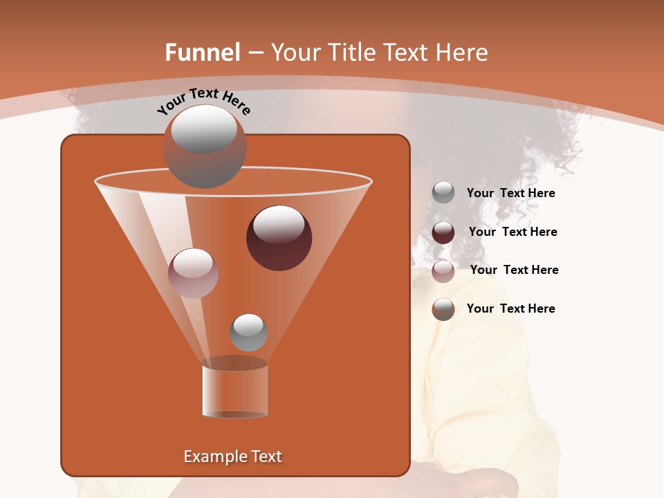 Hairstyle Expression Girl PowerPoint Template