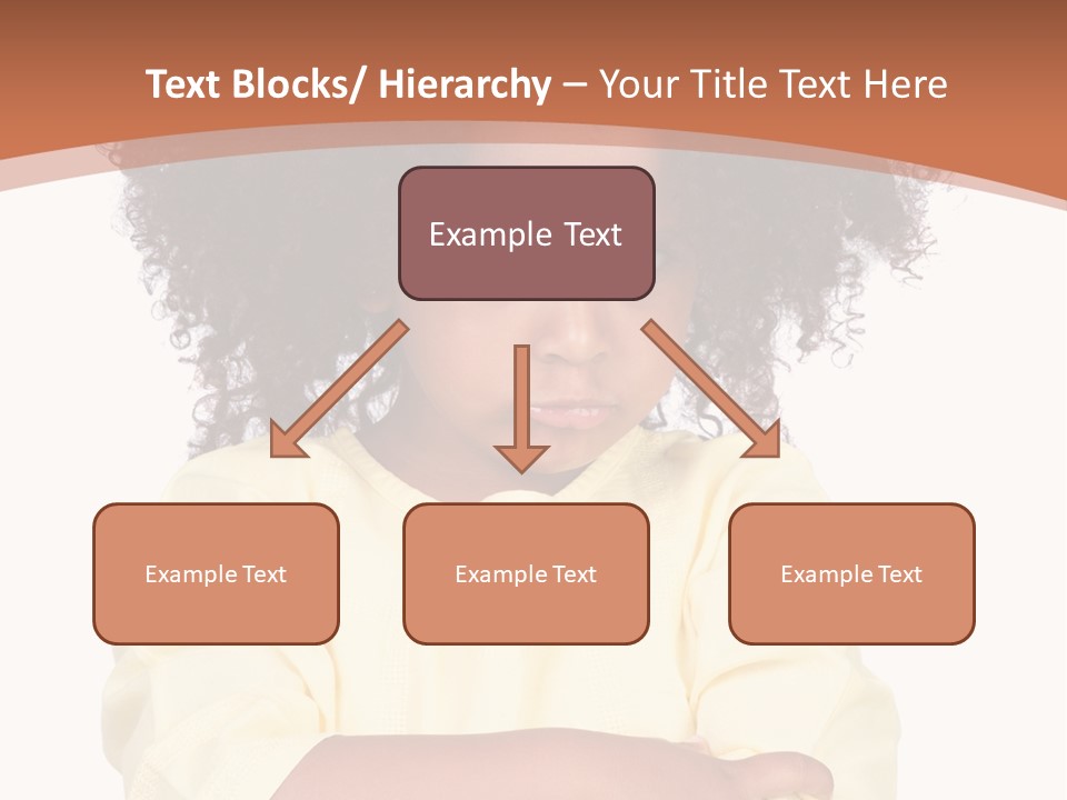 Hairstyle Expression Girl PowerPoint Template