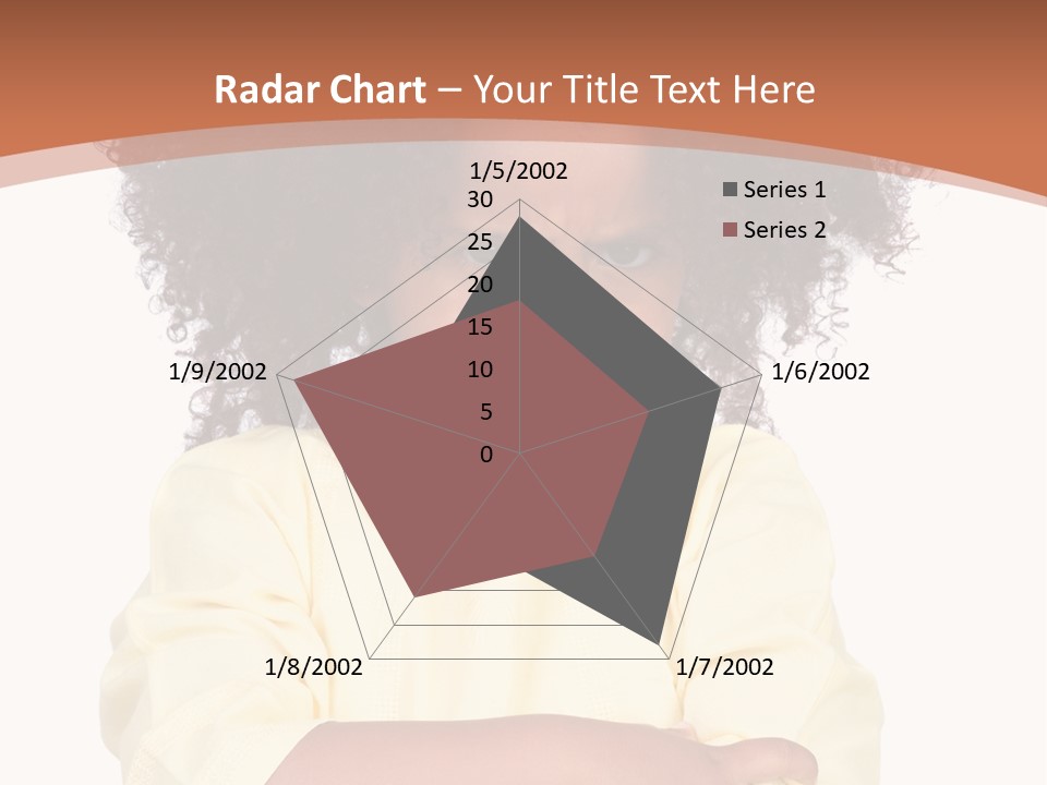 Hairstyle Expression Girl PowerPoint Template