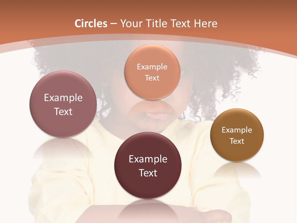 Hairstyle Expression Girl PowerPoint Template