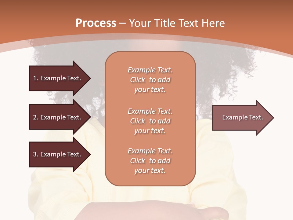 Hairstyle Expression Girl PowerPoint Template