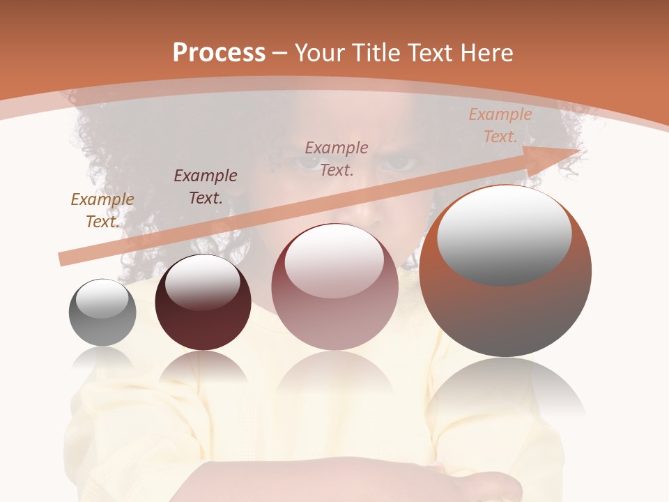 Hairstyle Expression Girl PowerPoint Template