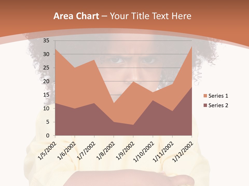 Hairstyle Expression Girl PowerPoint Template
