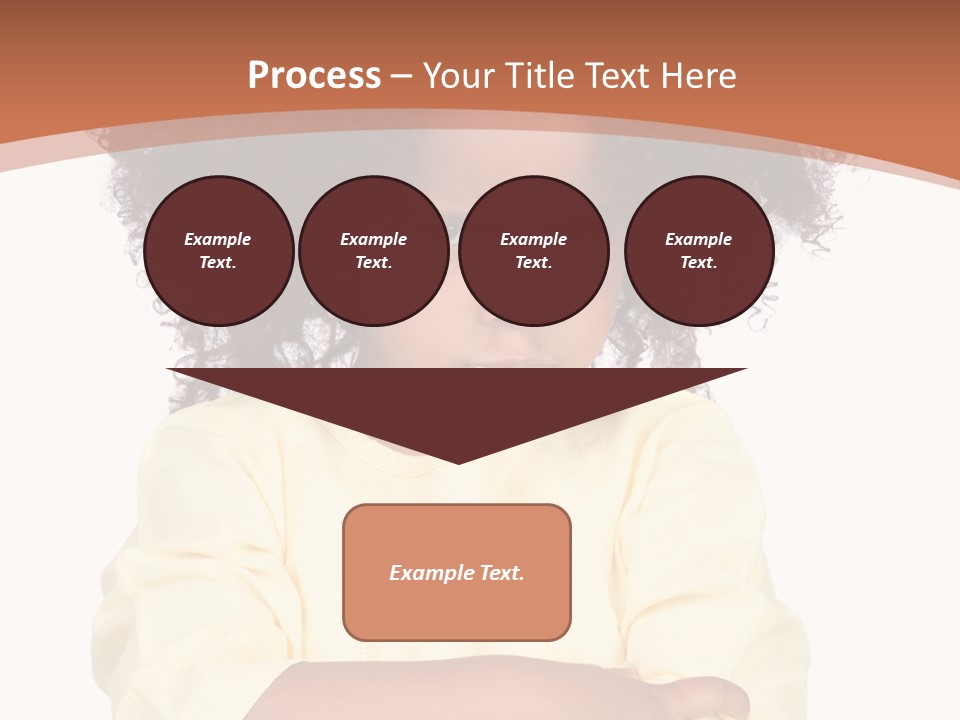 Hairstyle Expression Girl PowerPoint Template