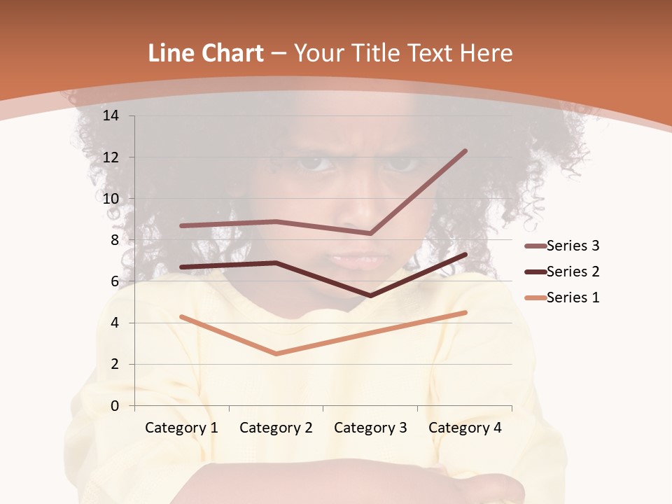 Hairstyle Expression Girl PowerPoint Template