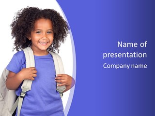 Front Adorable School PowerPoint Template