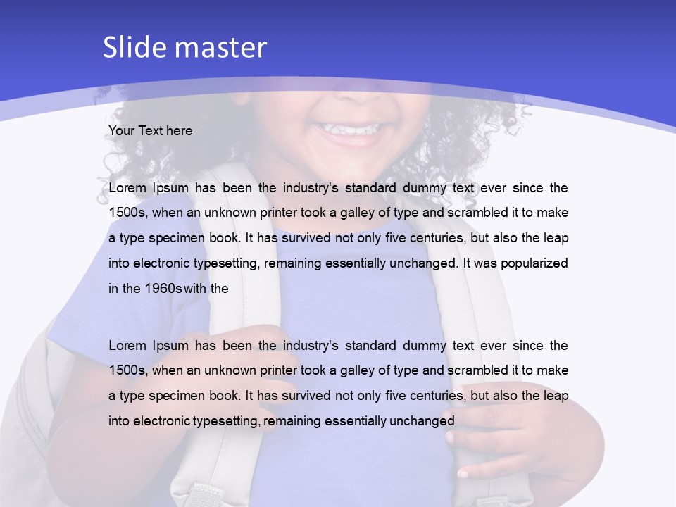 Front Adorable School PowerPoint Template