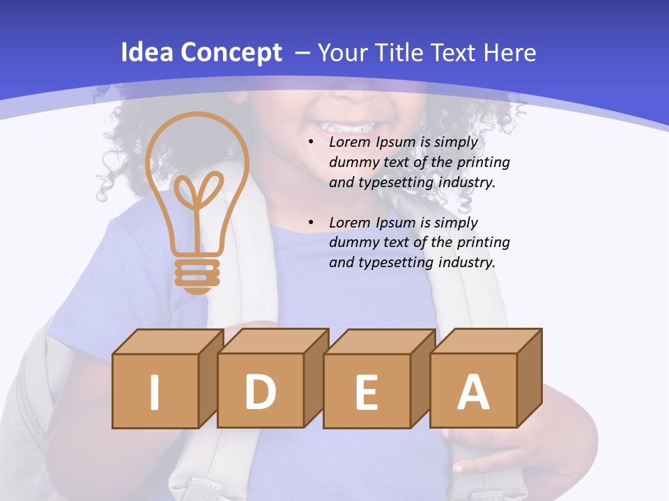 Front Adorable School PowerPoint Template