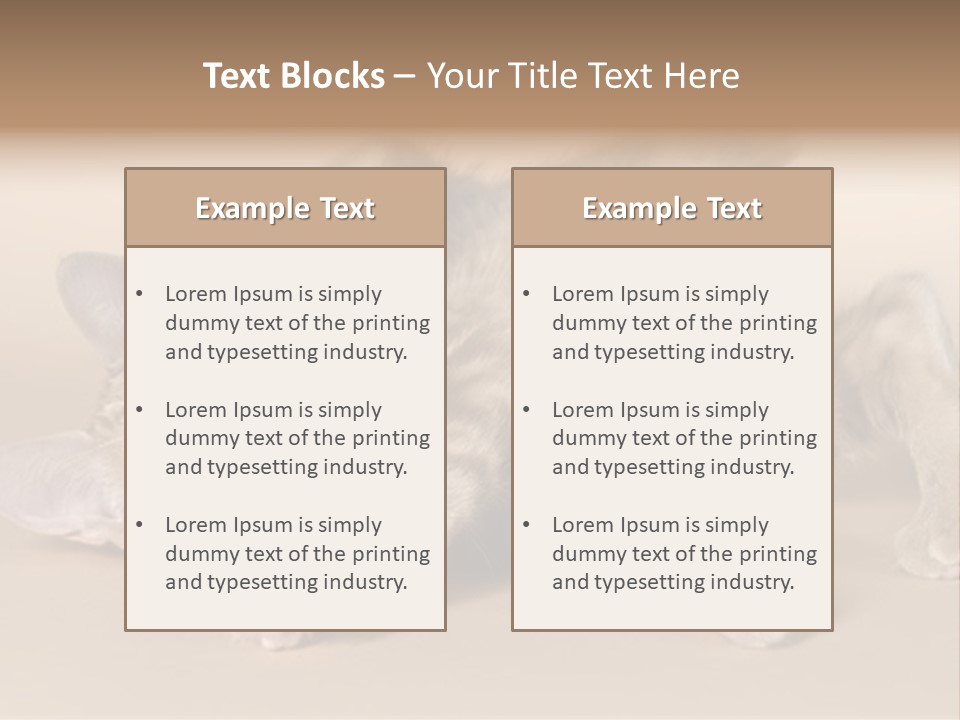 Grooming Pretty Household PowerPoint Template