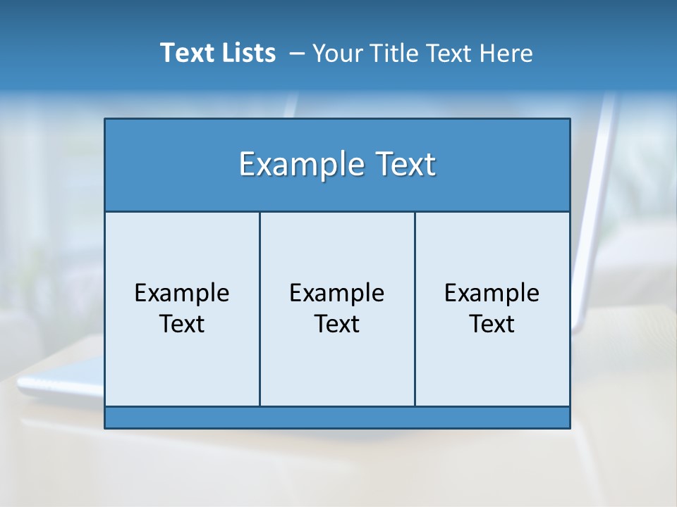 Computer Plant Reflection PowerPoint Template