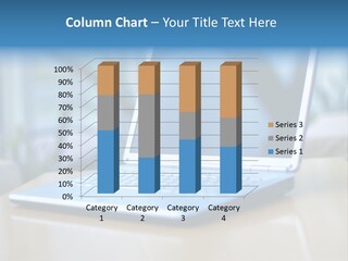 Computer Plant Reflection PowerPoint Template