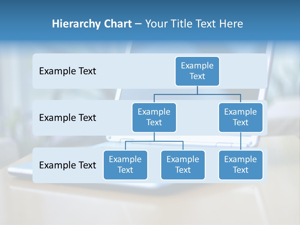 Computer Plant Reflection PowerPoint Template