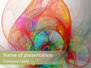 Creativity Swirl Energy PowerPoint Template